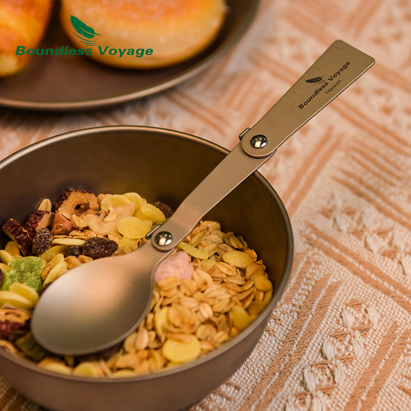 Титановые столовые приборы Bou – обзор и цена Camping Cooking And Cutlery Set