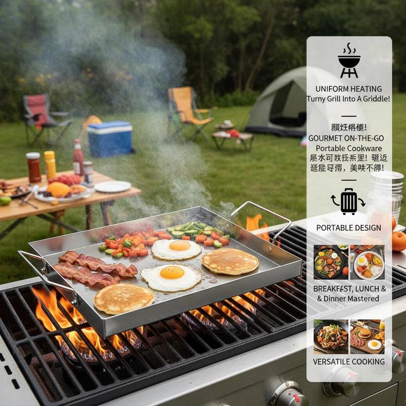 Прямоугольная плоская плита 17 – обзор и цена Camping Cooking Flat Top
