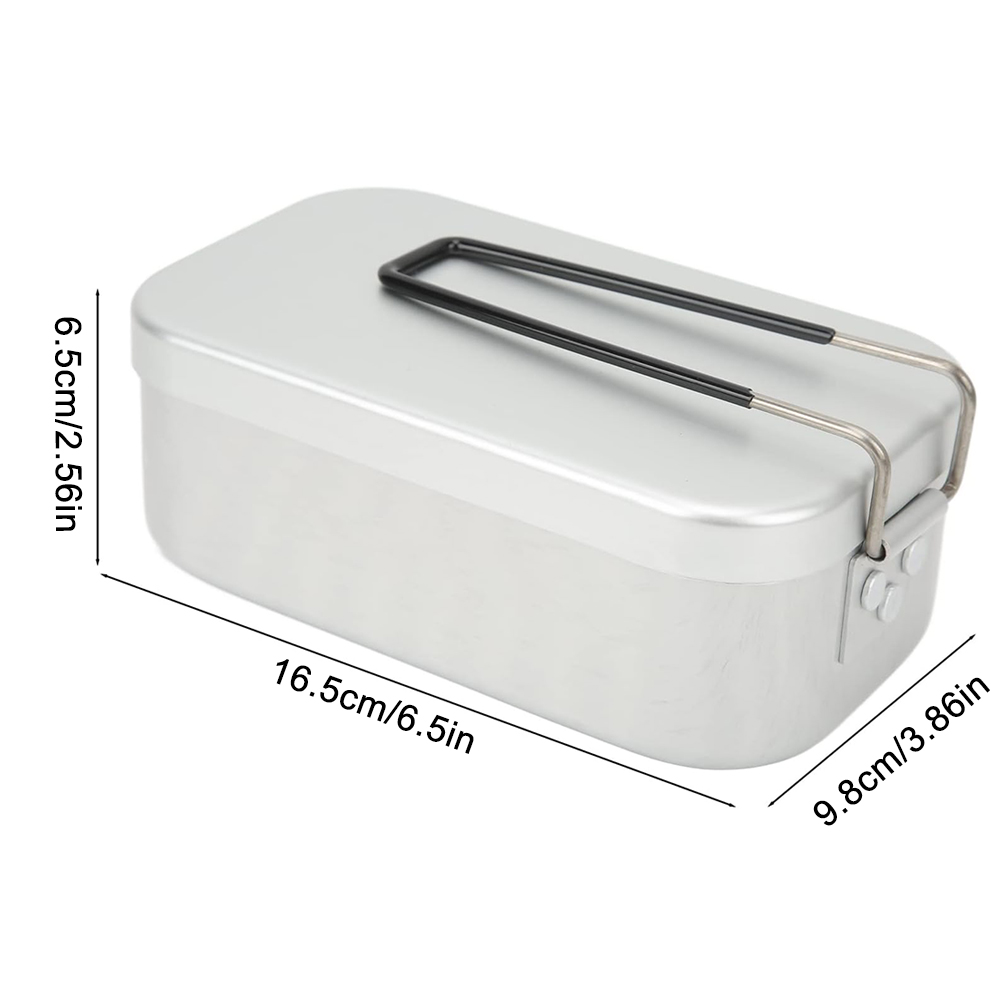 800 мл алюминиевые ланч-боксы, – обзор и цена Camping Cooking Kit Box