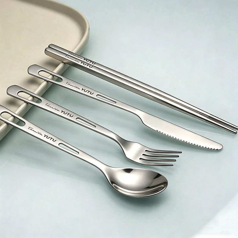 Набор титановых столовых прибо – обзор и цена Camping Cooking And Cutlery Set