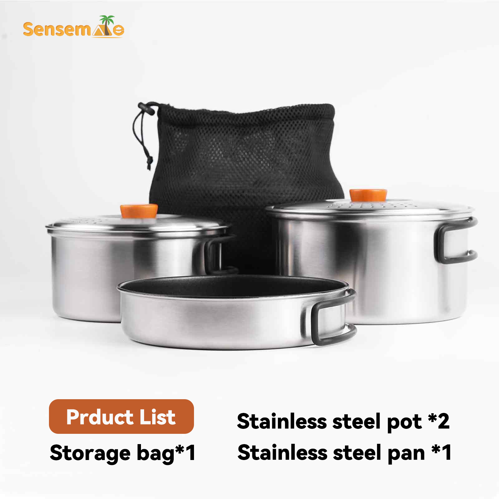 Портативный набор для кемпинга – обзор и цена Camping Cooking Mess Kit