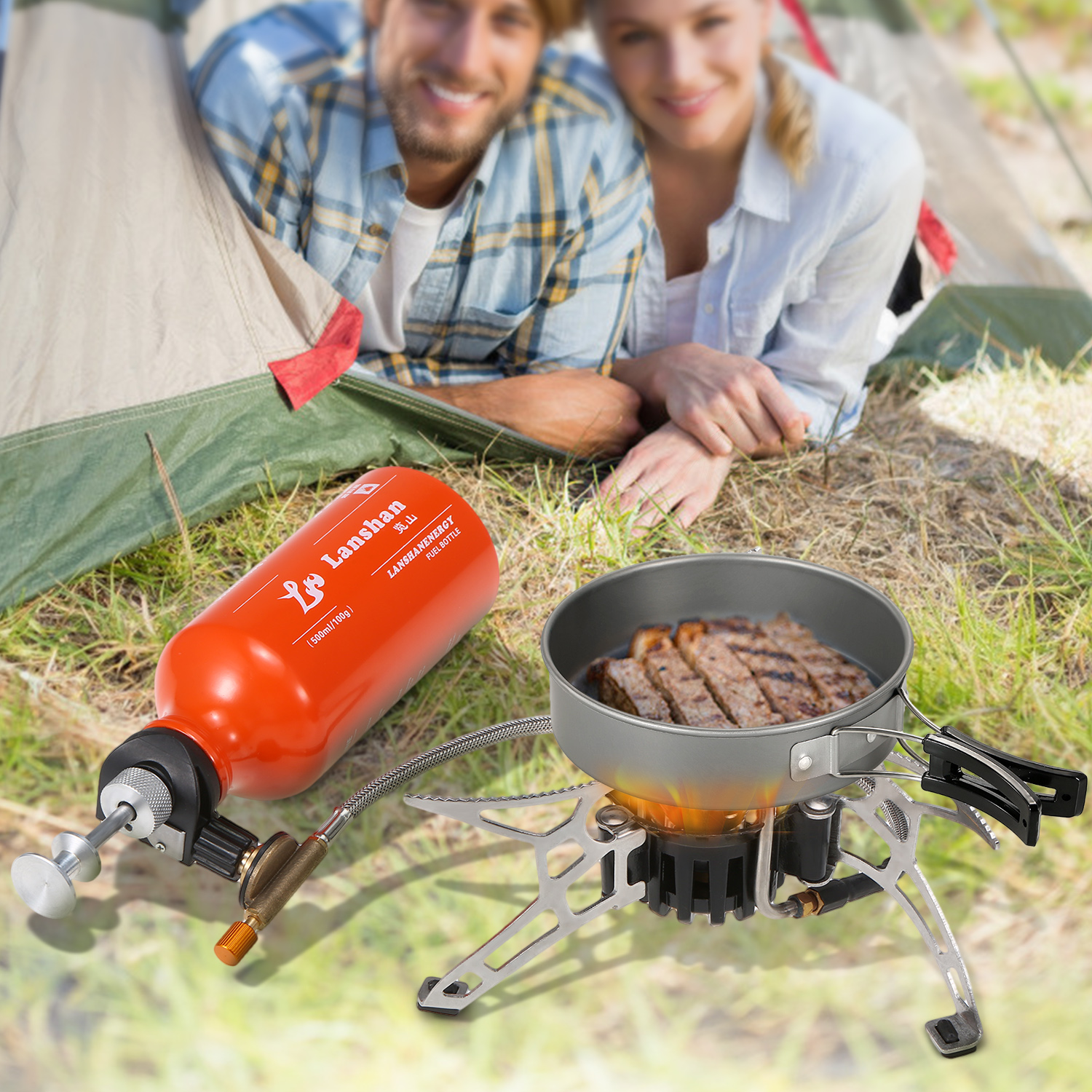 Многотопливная походная плита  – обзор и цена Camping Cooking Oil