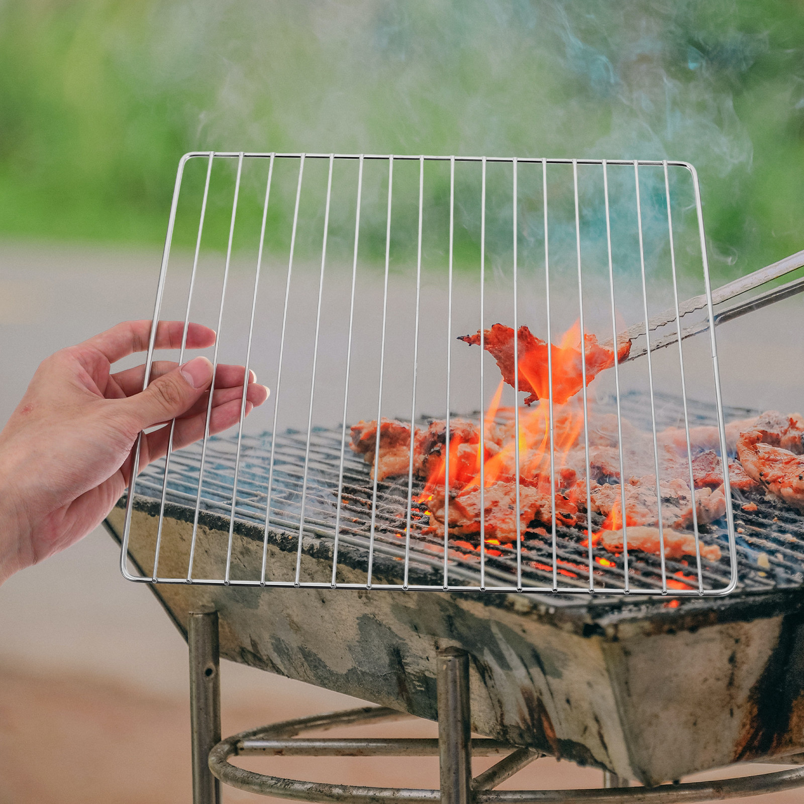 Сетка-гриль из нержавеющей ста – обзор и цена Camping Cooking Mesh