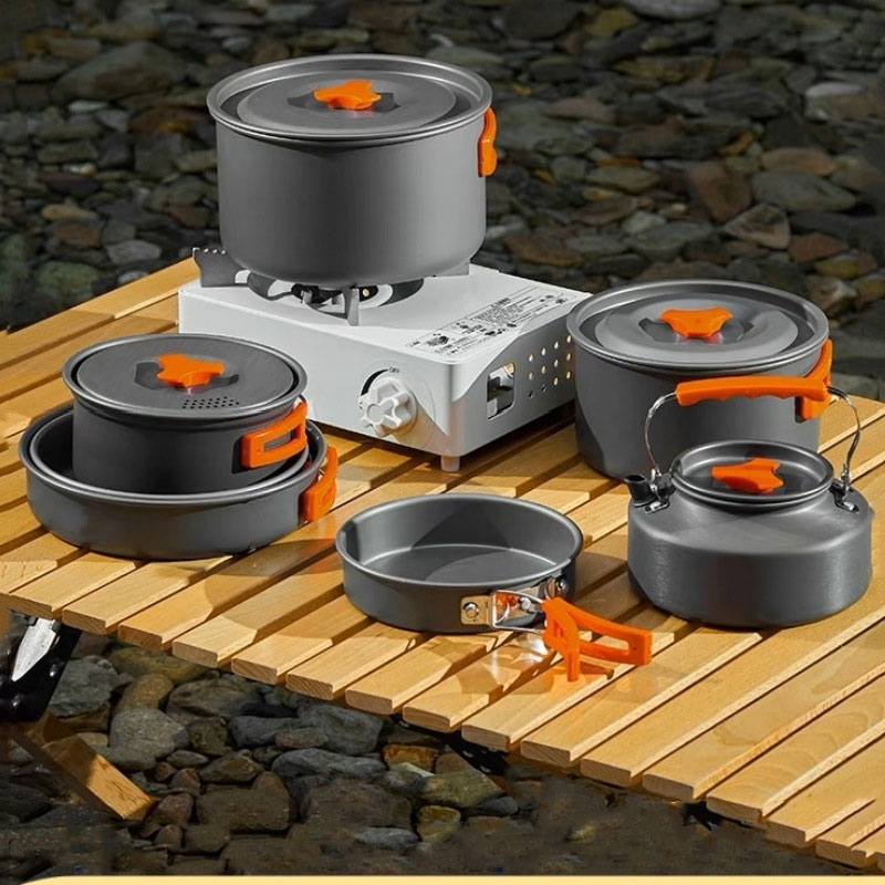 Набор походной посуды для приг – обзор и цена Camping Cooking Mess Kit