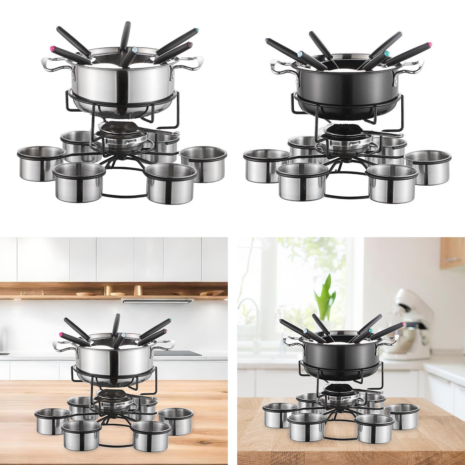 Набор для фондю: утолщенная мн – обзор и цена Camping Cooking Pot Stainless Steel