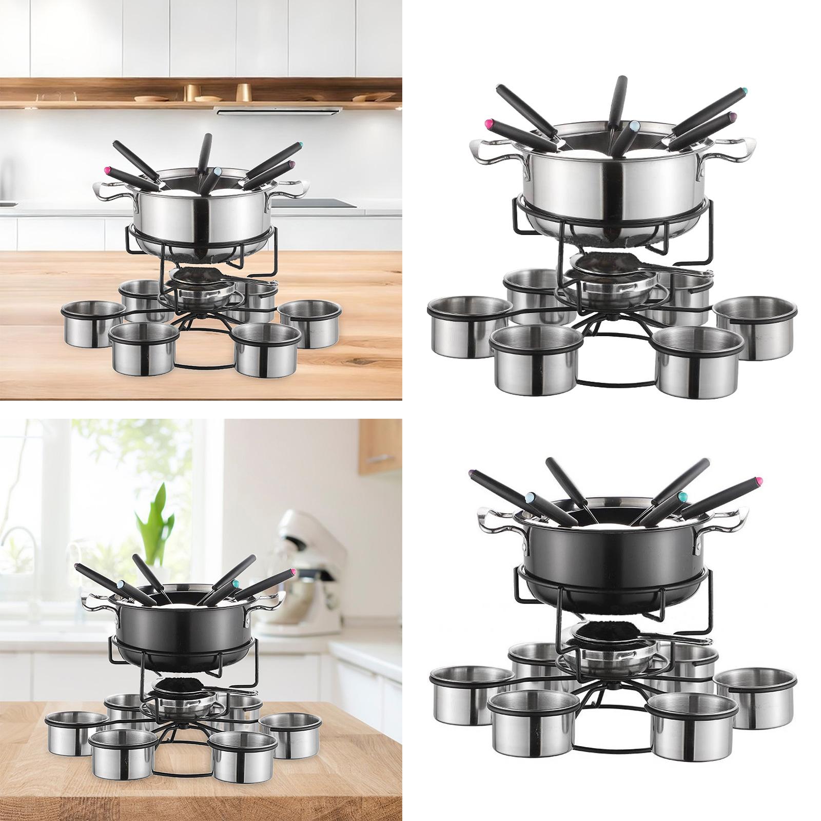 Набор для фондю: утолщенная мн – обзор и цена Camping Cooking Pot Stainless Steel