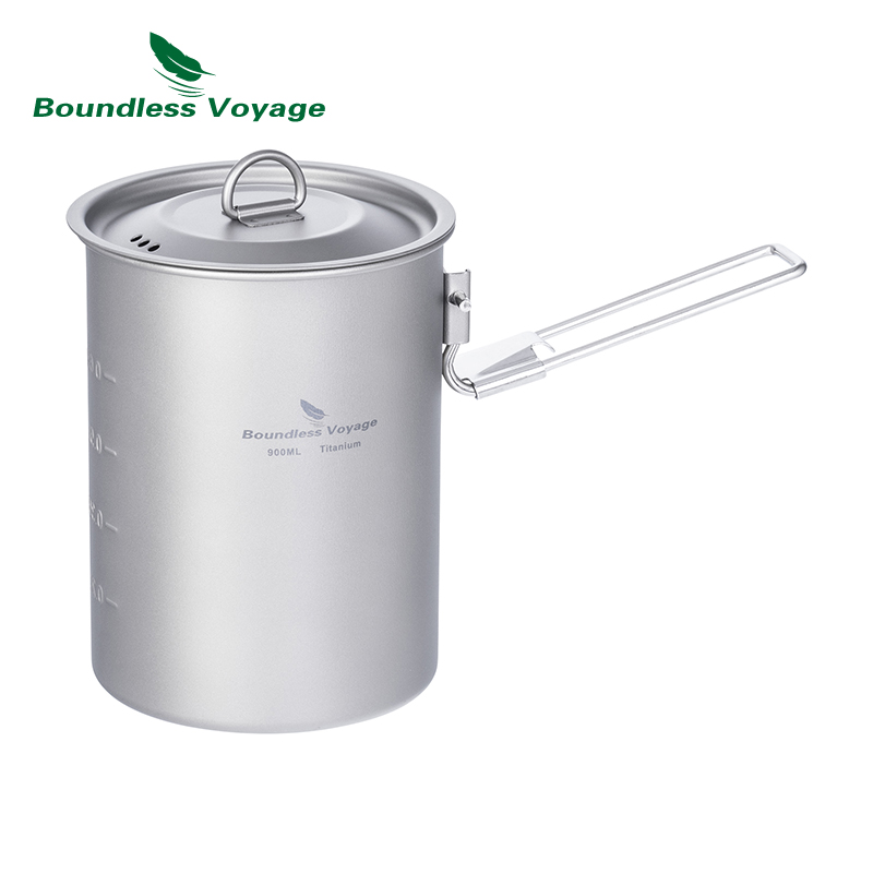 Титановая чашка Boundless Voya – обзор и цена Camping Cooking Pot Stainless Steel