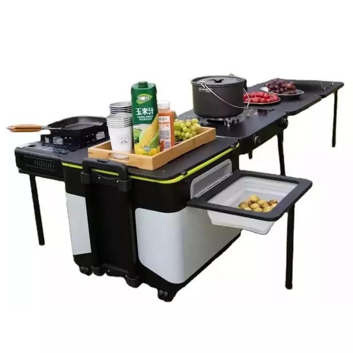 Многофункциональный интегриров – обзор и цена Camping Cooking Bench