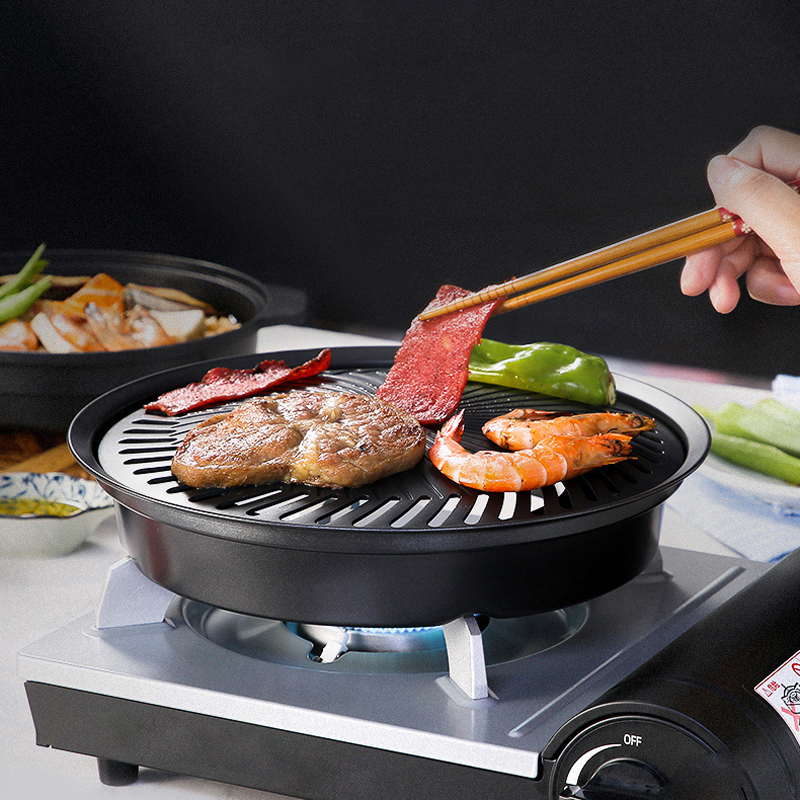 Корейский антипригарный поднос – обзор и цена Camping Cooking Flat Top