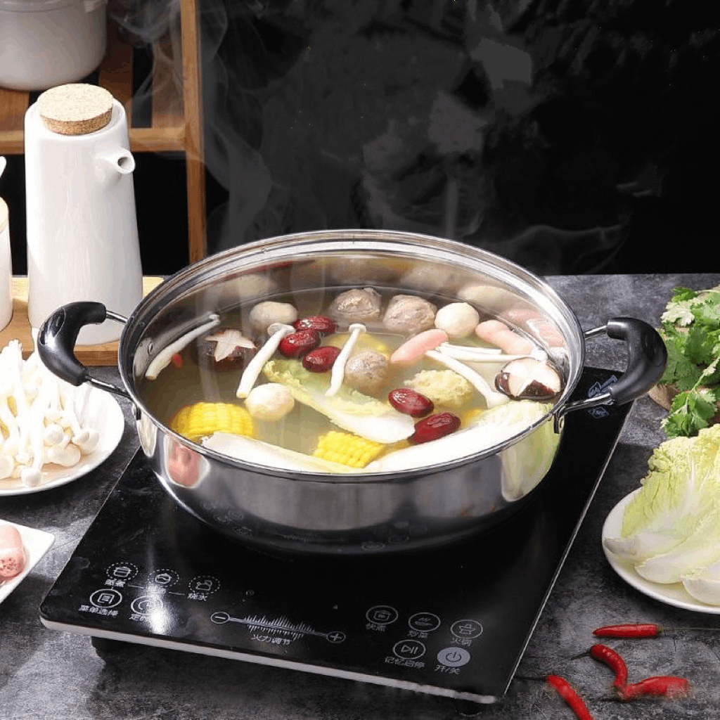 Китайская кастрюля Шабу Шабу,  – обзор и цена Camping Cooking Pot Stainless Steel