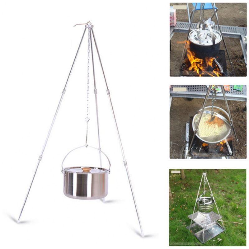 Открытый зимний кемпинг, штати – обзор и цена Camping Cooking Pot Tripod