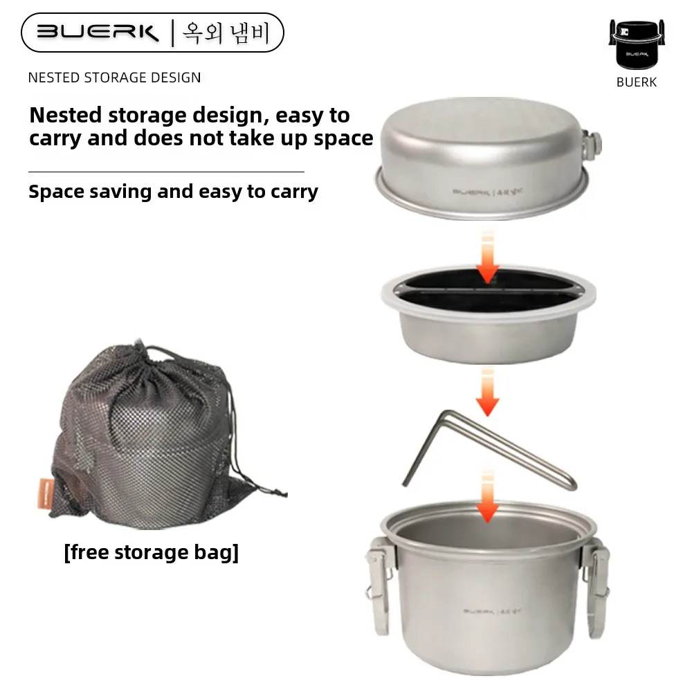 Многофункциональная кастрюля д – обзор и цена Camping Cooking Pot Stainless Steel