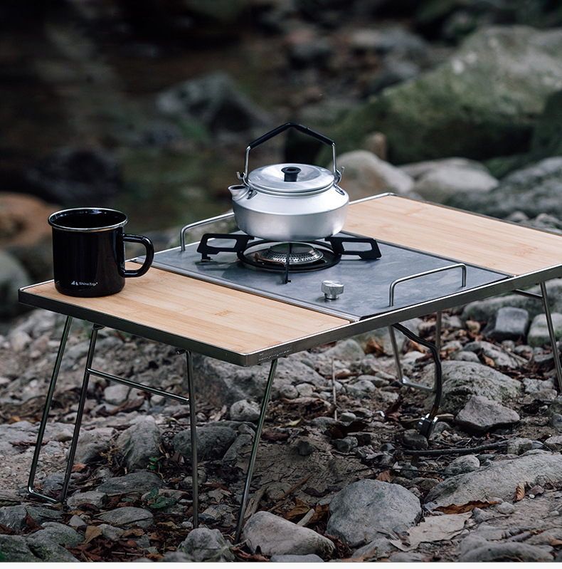 Уличная складная карточная пох – обзор и цена Camping Cooking Table With Windshield