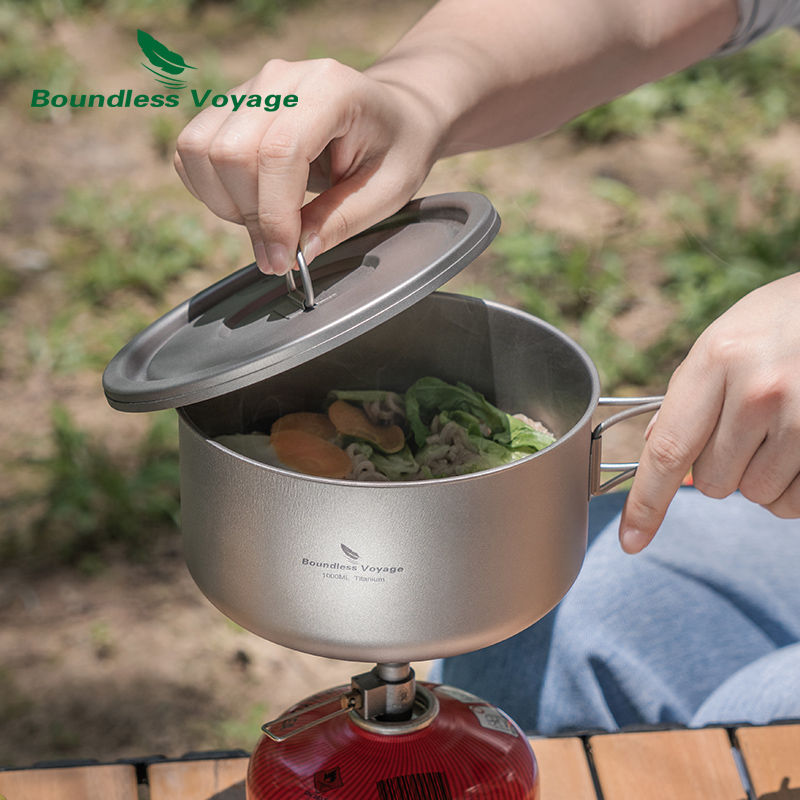 Титановая походная кастрюля Bo – обзор и цена Camping Cooking Lightweight