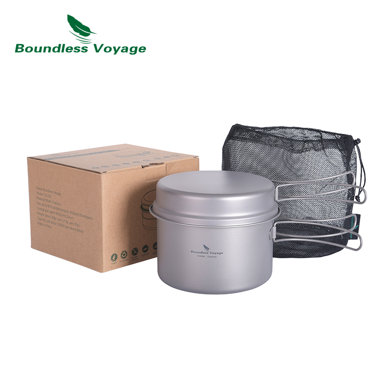 Титановая кастрюля Boundless V – обзор и цена Camping Cooking Mess Kit