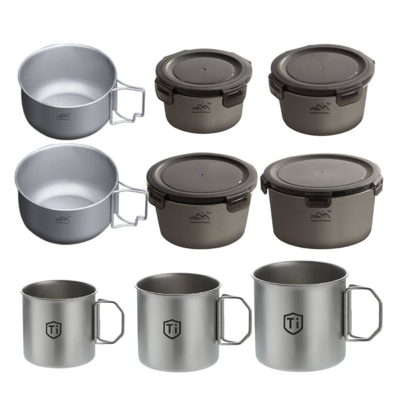 Набор походной посуды для кемп – обзор и цена Camping Cooking Kit Box