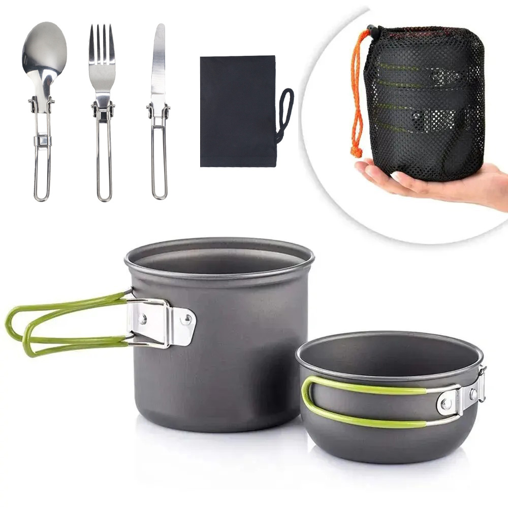 Набор походной посуды: ультрал – обзор и цена Camping Cooking Mess Kit