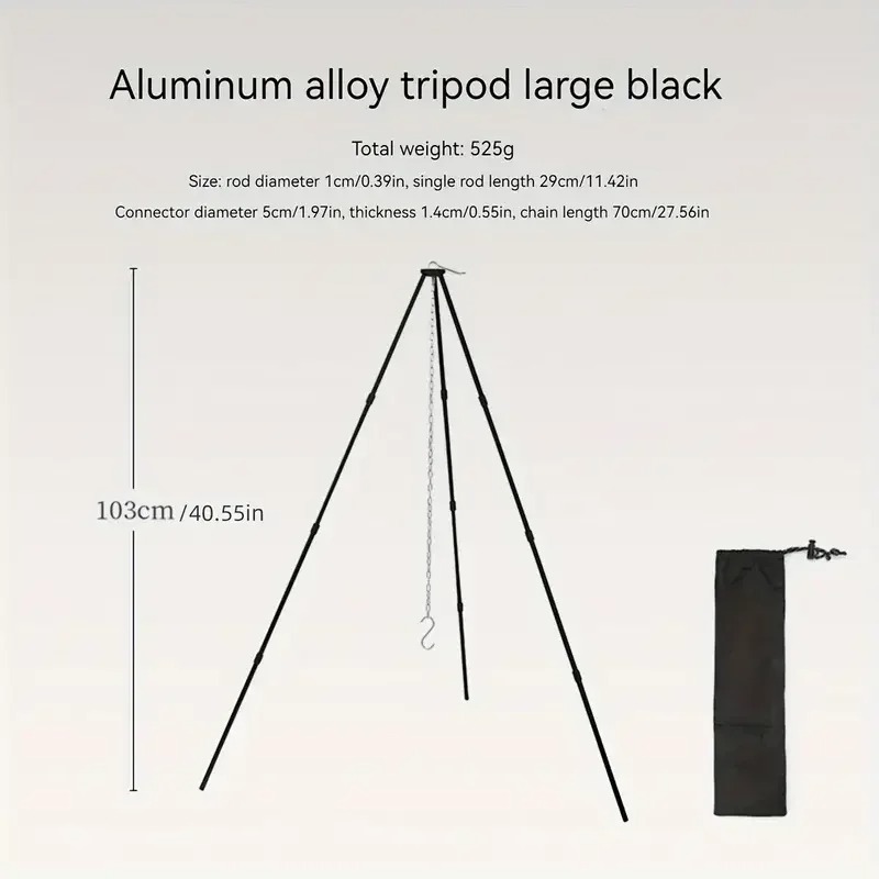 Портативная разборная подставк – обзор и цена Camping Cooking Pot Tripod