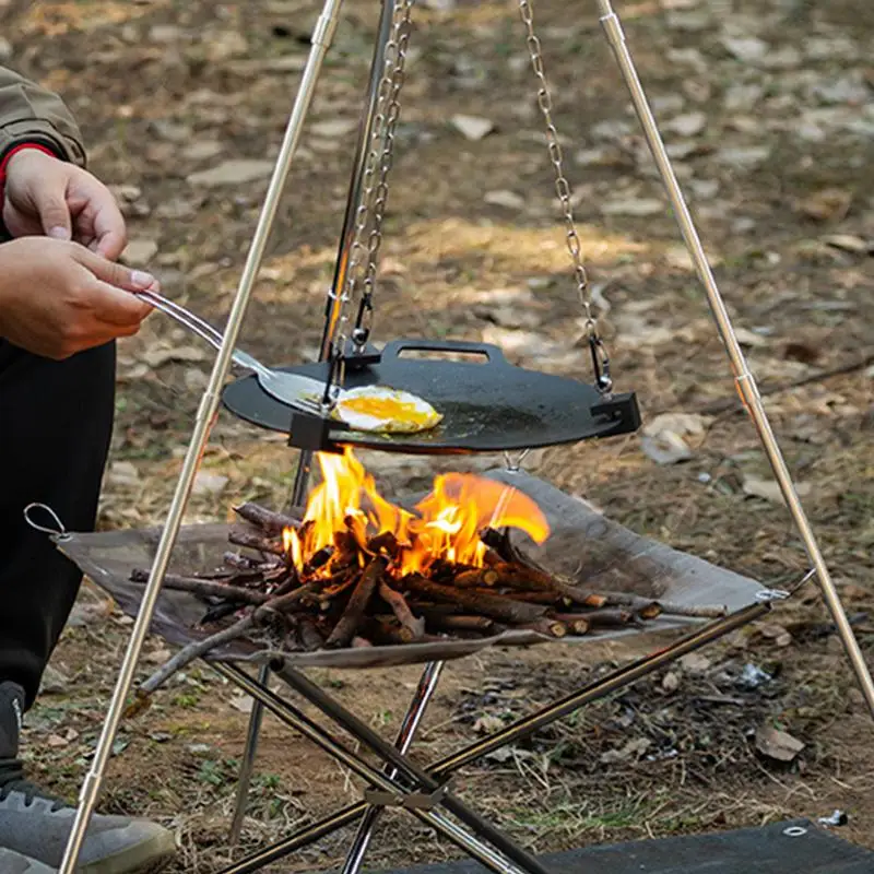 Алюминиевая подставка-тренога  – обзор и цена Camping Cooking Pot Tripod
