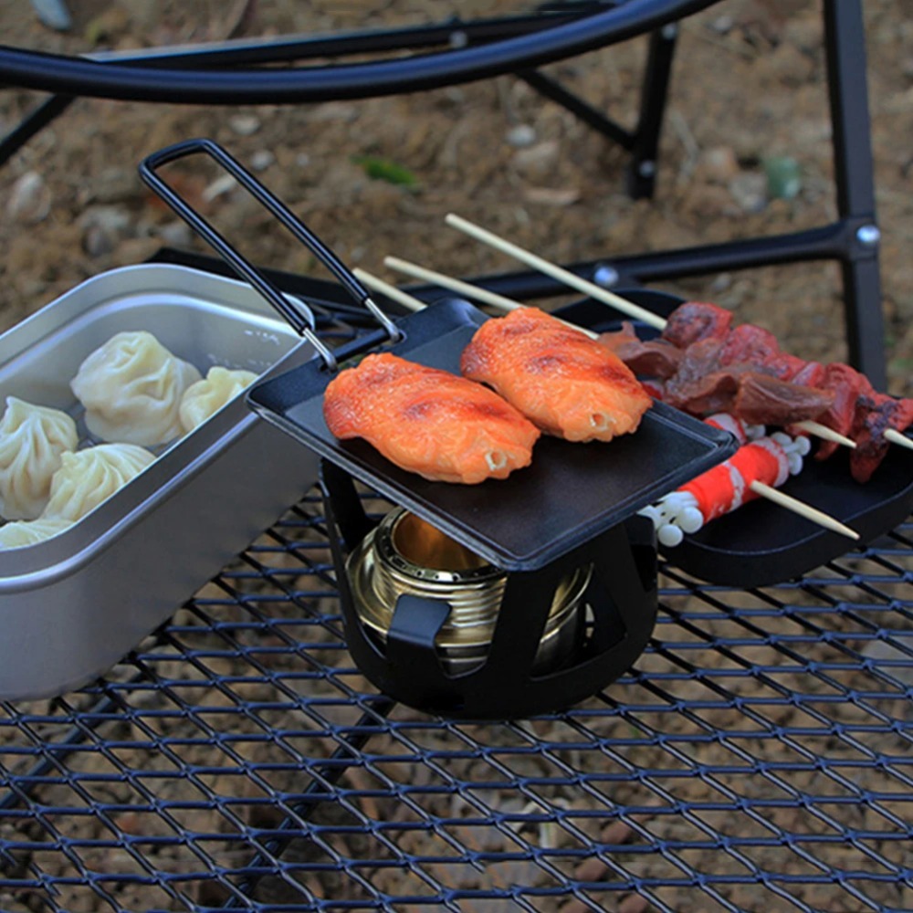 Походная сковорода-гриль для к – обзор и цена Camping Cooking Pot Stainless Steel