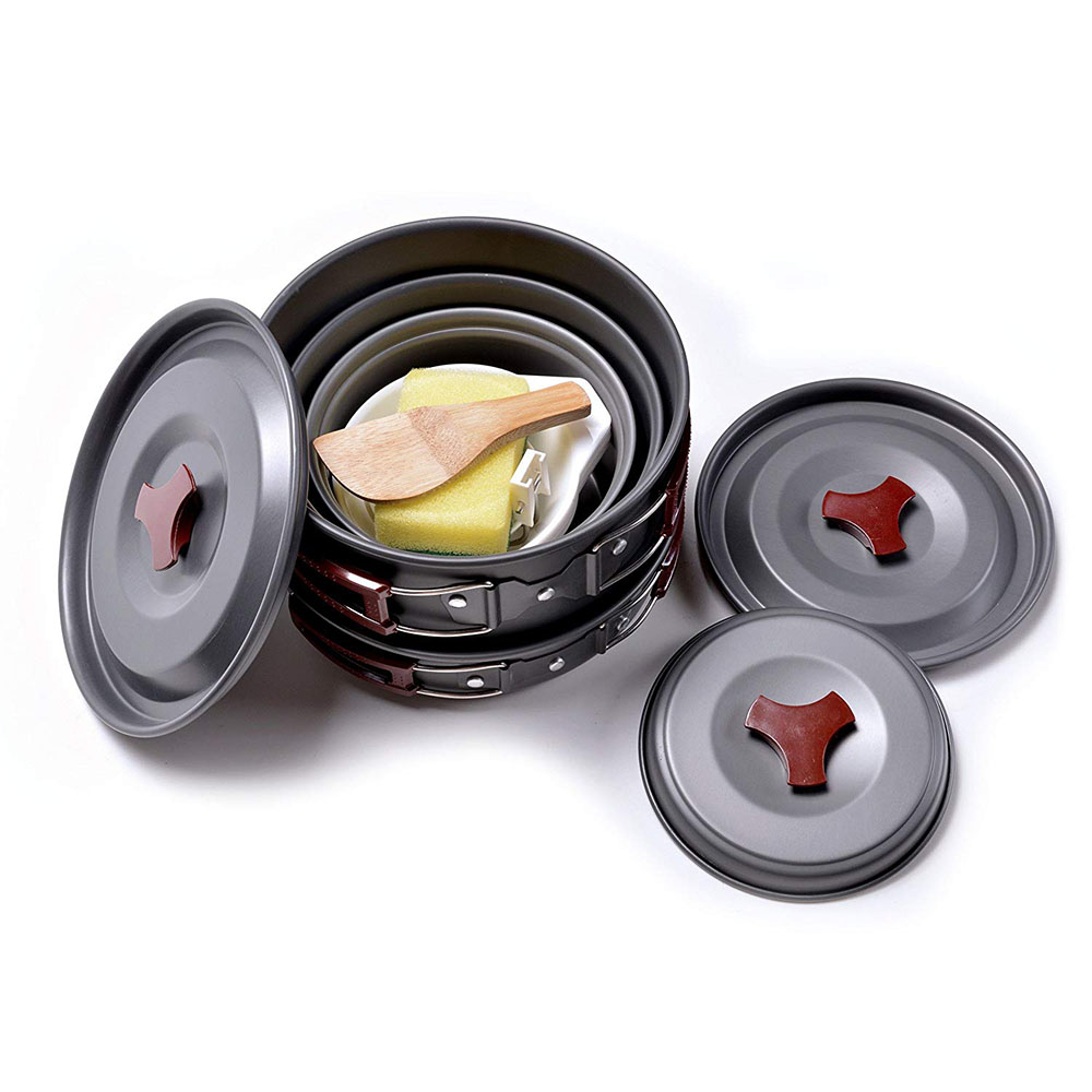Набор посуды для кемпинга на о – обзор и цена Camping Cooking Roll
