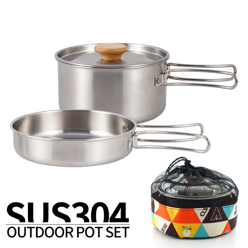 Набор складной посуды для улиц – обзор и цена Camping Cooking Kit Box