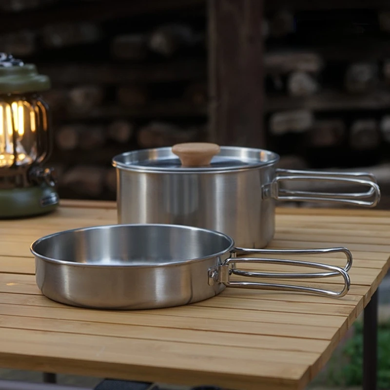Набор складной посуды для улиц – обзор и цена Camping Cooking Kit Box
