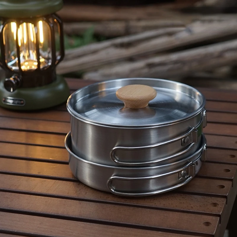 Набор складной посуды для улиц – обзор и цена Camping Cooking Kit Box