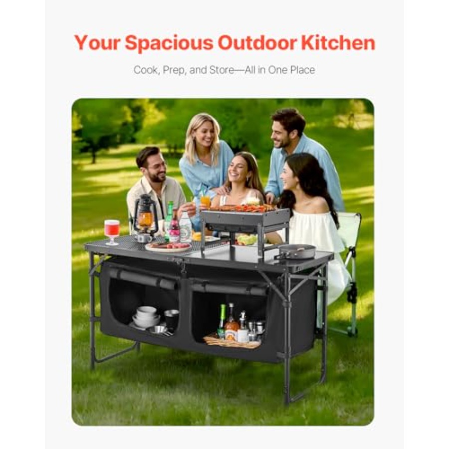 Складной походный кухонный сто – обзор и цена Camping Cooking Lightweight