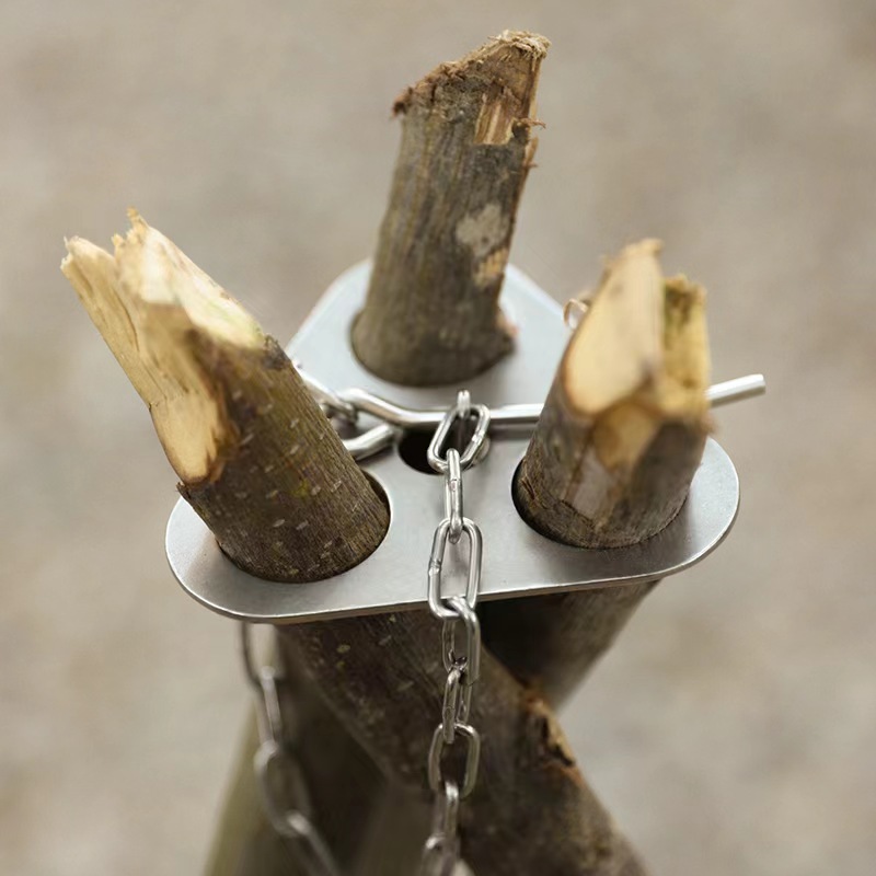 1 шт. походный штатив из желез – обзор и цена Camping Cooking Pot Tripod