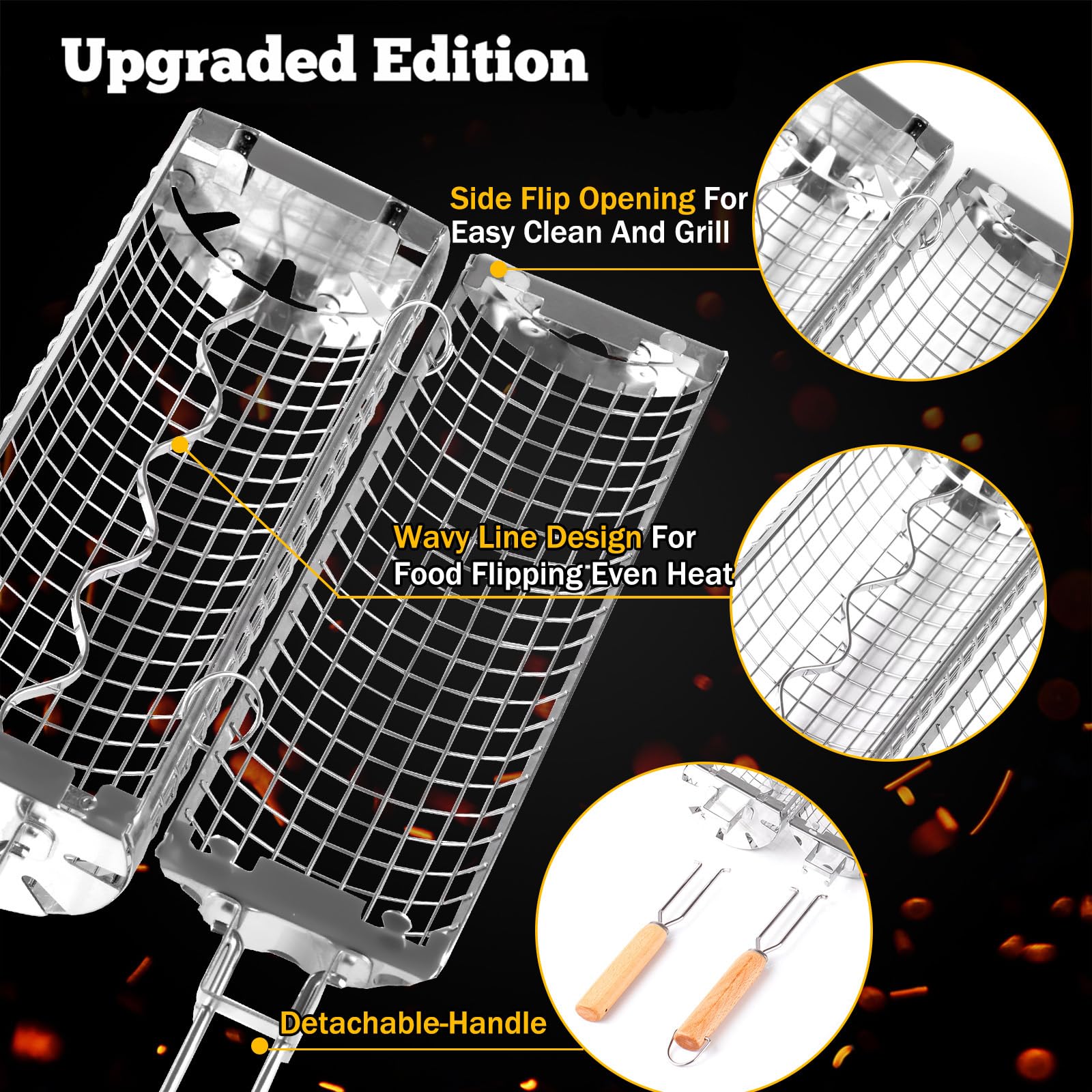 BUYYES корзина для барбекю, се – обзор и цена Camping Cooking Mesh