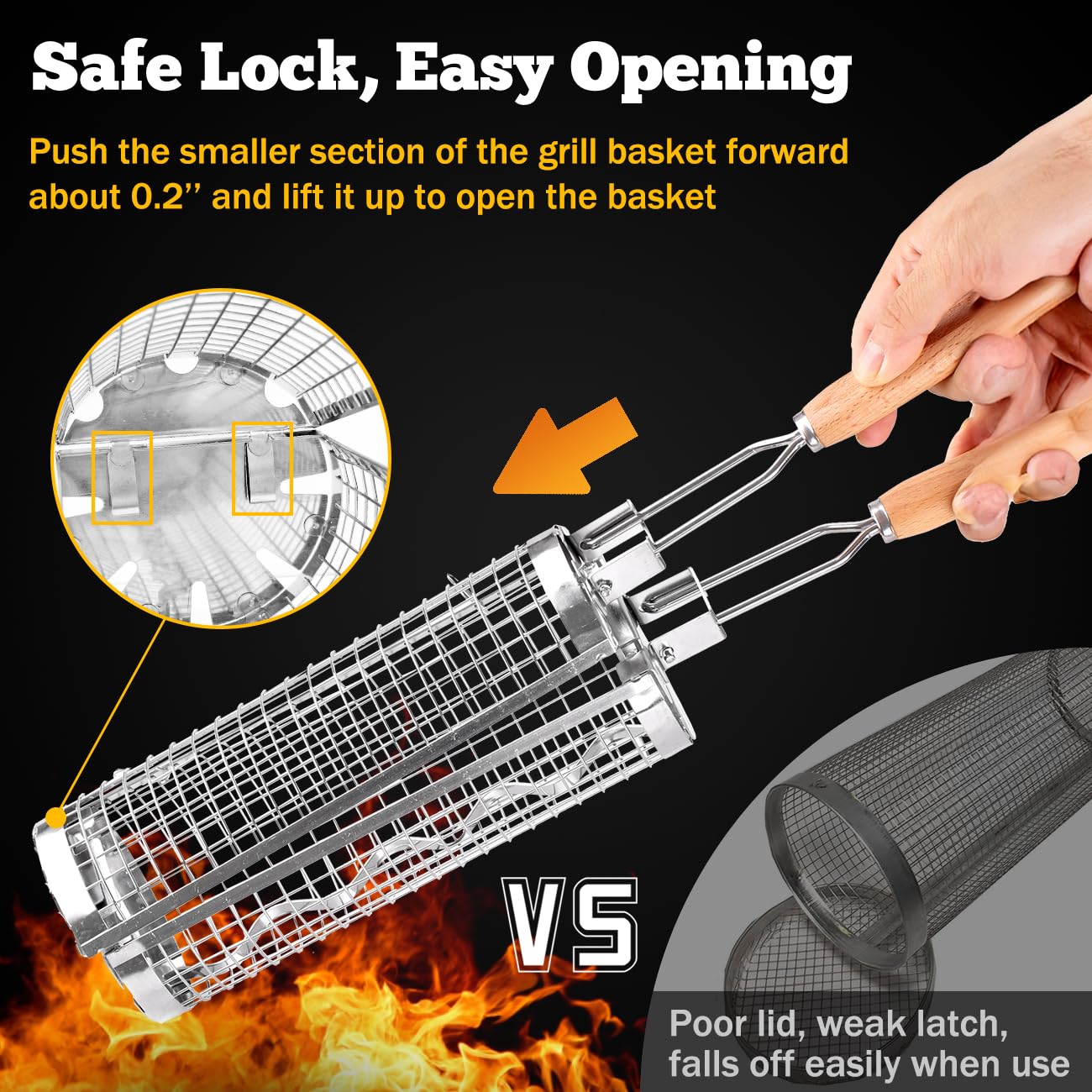 BUYYES корзина для барбекю, се – обзор и цена Camping Cooking Mesh