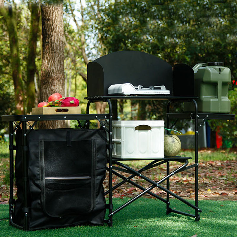 Оптовая продажа от производите – обзор и цена Camping Cooking Table With Windshield