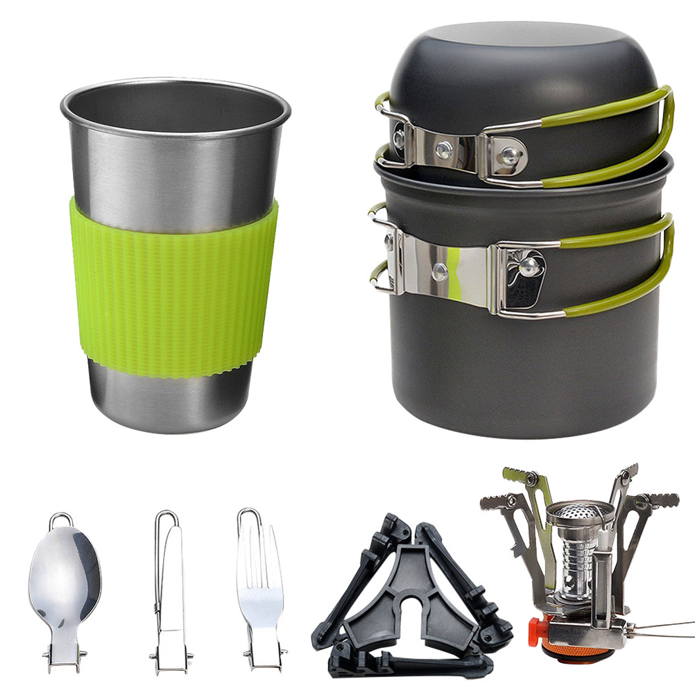 Набор походной посуды для кемп – обзор и цена Camping Cooking Lightweight