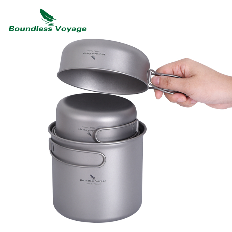 Титановая кастрюля Boundless V – обзор и цена Camping Cooking Mess Kit